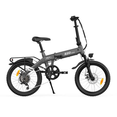 PVY Z20 PRO EVO Electric Bike - 250W Motor 36V14.5AH Battery 20 Inch Tires Mechanical Disc Brakes - Grey