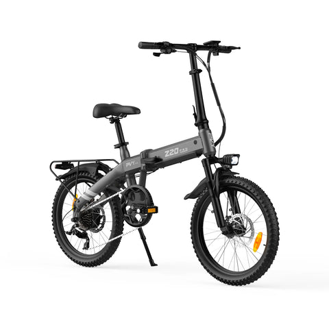 PVY Z20 PRO EVO Electric Bike - 250W Motor 36V14.5AH Battery 20 Inch Tires Mechanical Disc Brakes - Grey