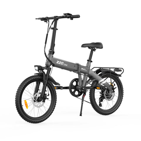 PVY Z20 PRO EVO Electric Bike - 250W Motor 36V14.5AH Battery 20 Inch Tires Mechanical Disc Brakes - Grey