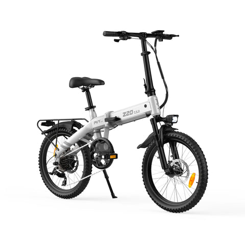 PVY Z20 PRO EVO Electric Bike - 250W Motor 36V14.5AH Battery 20 Inch Tires Mechanical Disc Brakes - White
