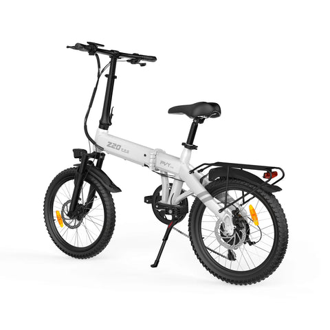 PVY Z20 PRO EVO Electric Bike - 250W Motor 36V14.5AH Battery 20 Inch Tires Mechanical Disc Brakes - White