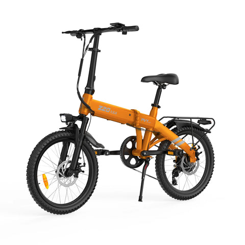 PVY Z20 PRO EVO Electric Bike - 250W Motor 36V14.5AH Battery 20 Inch Tires Mechanical Disc Brakes - Orange