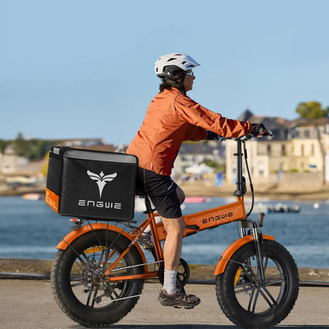 ENGWE EP-2 BOOST Electric Bike - 250W 624Wh 20x4.0 Fat Tires Hydraulic Brakes - Brown