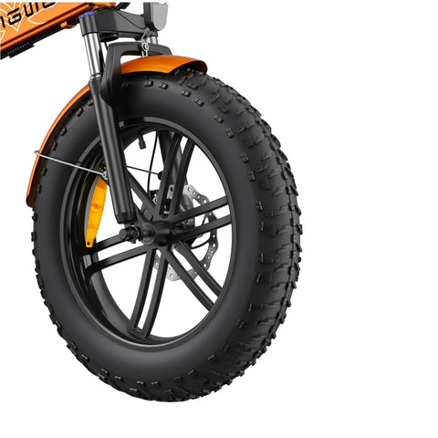 ENGWE EP-2 BOOST Electric Bike - 250W 624Wh 20x4.0 Fat Tires Hydraulic Brakes - Brown