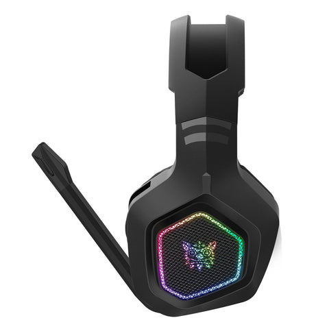 ONIKUMA B100 Wireless Gaming Headset RGB Noise Cancelling Mic - Black