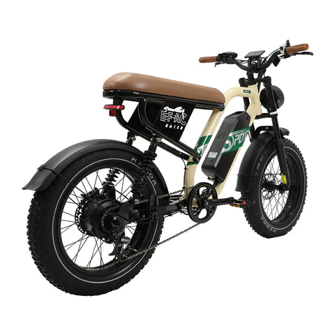 ONESPORT W66 Electric Bike - 500W Motor  Battery 48V 13.5Ah 20” Wheels Disc Brakes - Beige Yellow