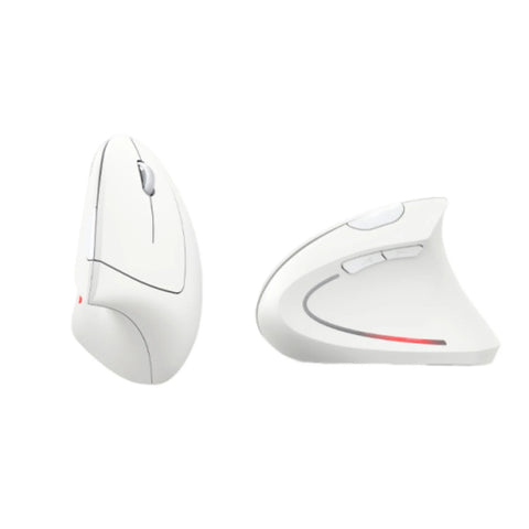 TECKNET TK-MS007 Wireless Ergonomic Silent Mouse - 6 DPI Levels -USB Plug - White
