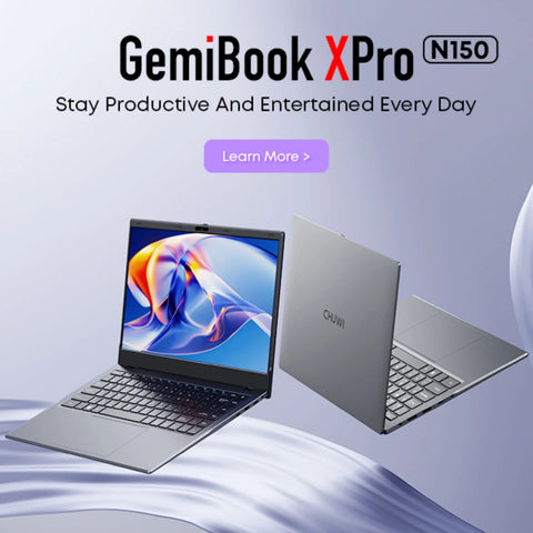 CHUWI GemiBook XPro Laptop - Processor Intel N150 Display 14.1" Windows 11 Home 16GB+512GB Battery 5000mAh - Grey
