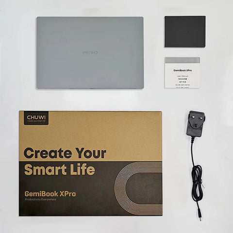 CHUWI GemiBook XPro Laptop - Processor Intel N150 Display 14.1" Windows 11 Home 16GB+512GB Battery 5000mAh - Grey