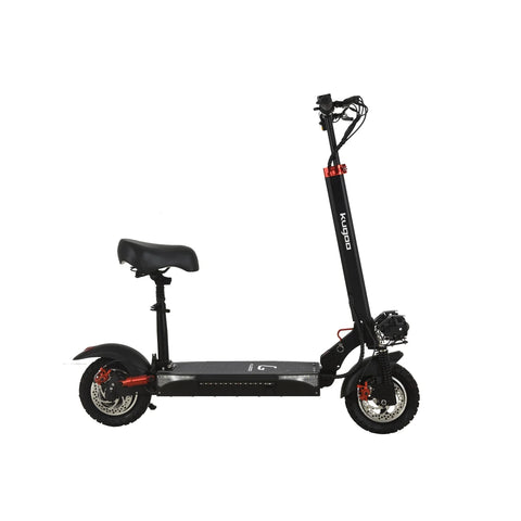 KUGOO M4 PRO Electric Scooter - Motor 500W  10" Tires Removable seat Foldable  - Black