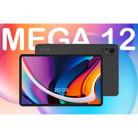 G‑tab MEGA 12 – Android 15 Tablet | 12.0-inch 8GB+256GB 8800mAh Battery|Grey