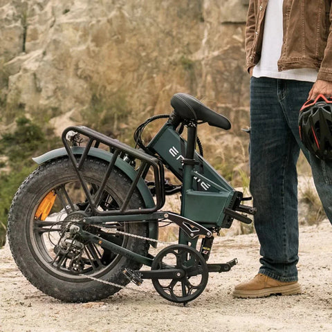 ENGWE ENGINE PRO 2.0 E-Bike - Full Suspension 750W Motor 48V16AH Battery Shimano 8-Speed - Green