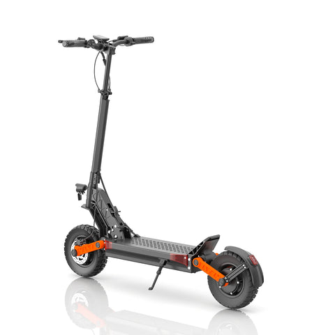 JOYOR S10-S-Z Foldable Dual Motor Electric Scooter - 1000W*2 Motor 60V18AH Battery 10 Inch Tires - Black