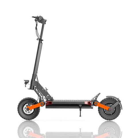 JOYOR S10-S-Z Foldable Dual Motor Electric Scooter - 1000W*2 Motor 60V18AH Battery 10 Inch Tires - Black
