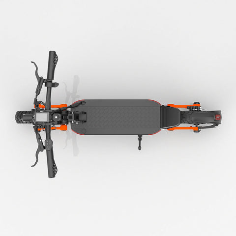 JOYOR S10-S-Z Foldable Dual Motor Electric Scooter - 1000W*2 Motor 60V18AH Battery 10 Inch Tires - Black
