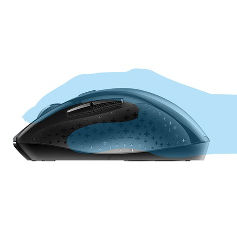 TECKNET EWM01002 Wireless Ergonomic Mouse - Silent Click - 6 DPI -USB Plug - Gray