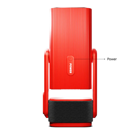 SkyEcho FreeONE Projector - 350 ANSI Support 1080P Android OS lightweight 0.8kg Portable Home Theater - Red