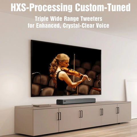 Hiwill A51 PRO 5.1 Soundbar - 5.1 Dolby Atmos 420W Power 6.5" Wireless Subwoofer Surround Speakers - Black