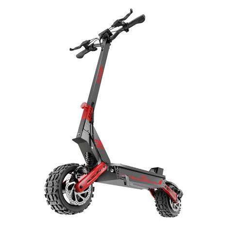 Red Electric Bike 1000W 52V20Ah 43 Miles Dual Suspension