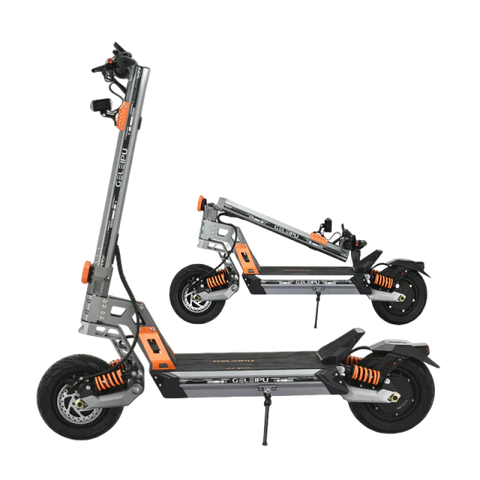 GELEIPU GT EVO Electric Scooter - 1600W*2 Dual Motor 60V36AH Battery 11 inch Tires  -  Grey
