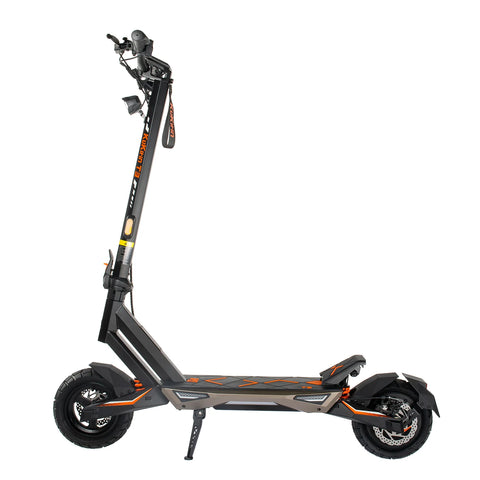 KuKirin T3 Electric Scooter - 800W Motor 48V15.6AH Battery 58KM Range Disc Brakes Foldable Design - Black