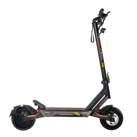 KuKirin T3 Electric Scooter - 800W Motor 48V15.6AH Battery 58KM Range Disc Brakes Foldable Design - Black