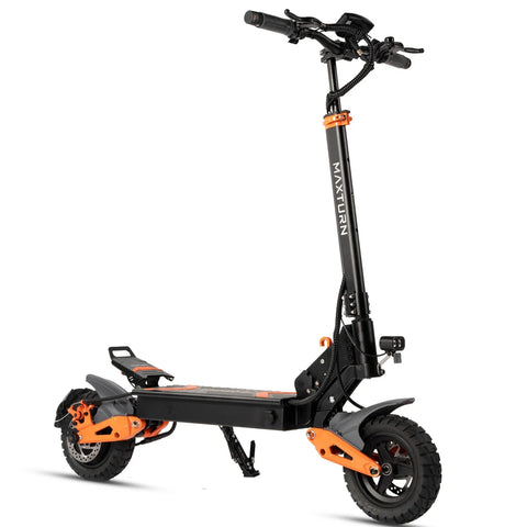 MAXTURN X1 Ultra Electric Scooter - Dual 1100W 48V20.8Ah 10in Motorized E Scooter Aluminum Frame - Black