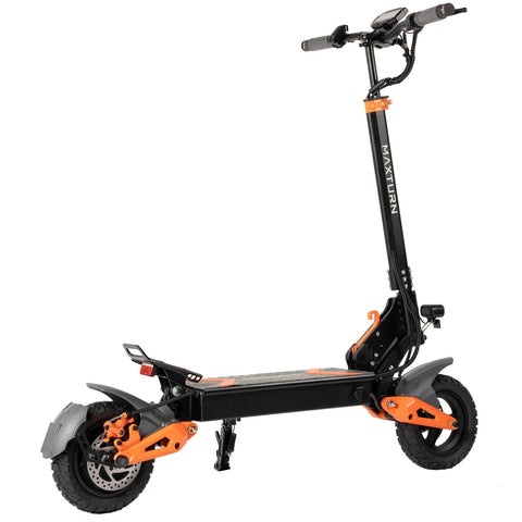 MAXTURN X1 Ultra Electric Scooter - Dual 1100W 48V20.8Ah 10in Motorized E Scooter Aluminum Frame - Black