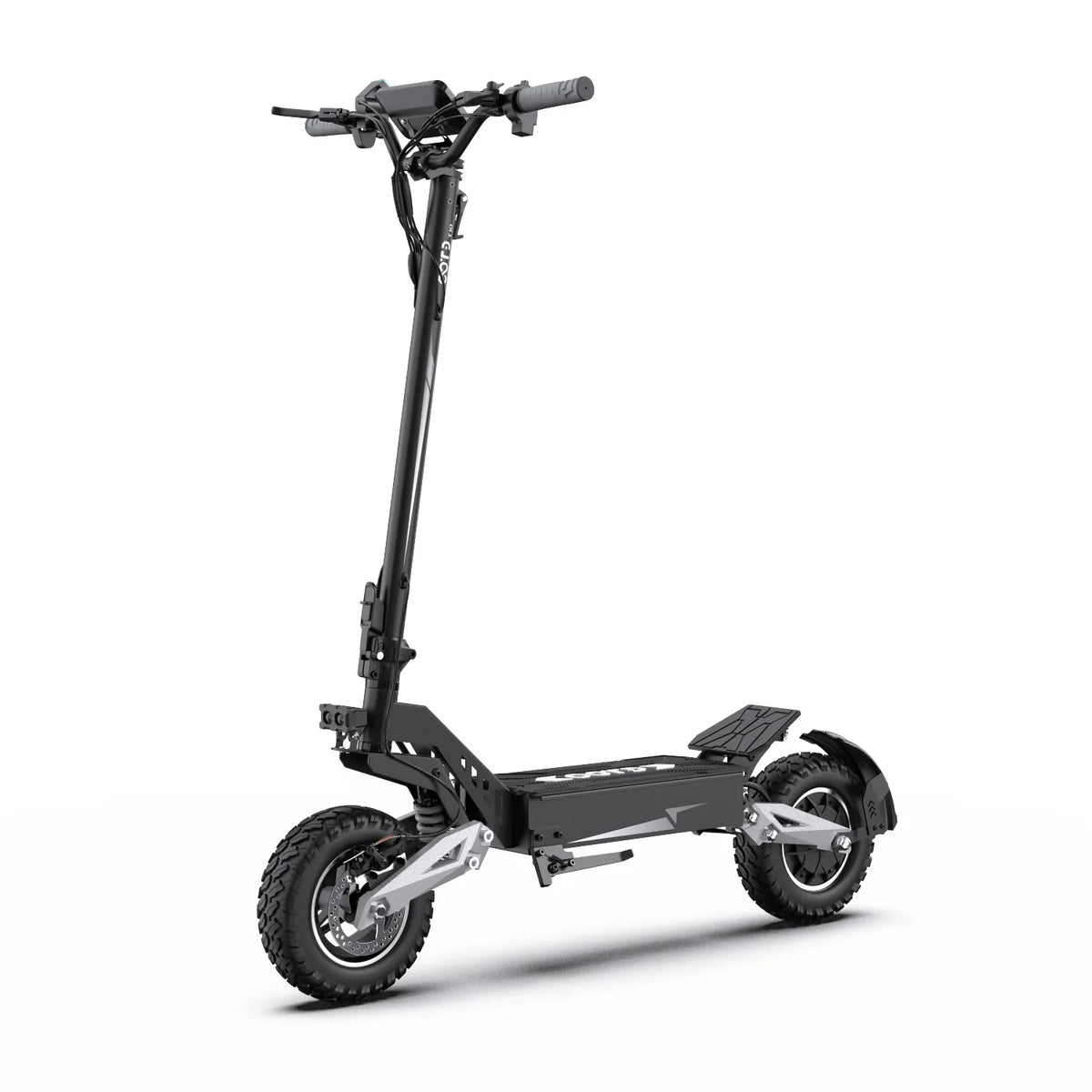 OOTD T10 18AH Electric Scooter - 500W 48V18Ah 11in Foldable Motorized E Scooter with Disc Cable Brake - Black Grey