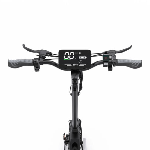OOTD T10 18AH Electric Scooter - 500W 48V18Ah 11in Foldable Motorized E Scooter with Disc Cable Brake - Black Grey