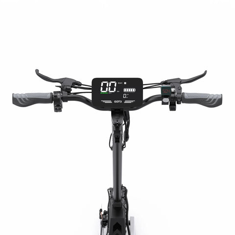 Electric Scooter OOTD T10- Motor 500W Battery 48V13.5AH 11" Tires Front And Rear Disc Brakes - Black Grey
