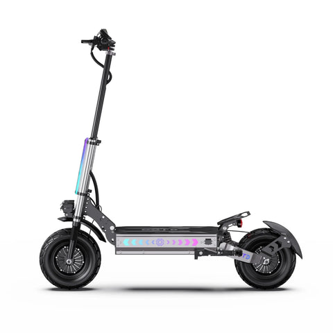 Electric Scooter OOTD T90- Motor 500W Battery 60V31.2AH 13" Tires Disc Brake - Black Grey