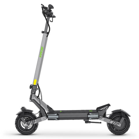 VIPCOO VC-VS6 Electric Scooter - 1000W Motor 48V18.2Ah Battery 10" Tires Mechanical Disc Brakes Foldable - GRY