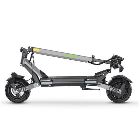 VIPCOO VC-VS6 Electric Scooter - 1000W Motor 48V18.2Ah Battery 10" Tires Mechanical Disc Brakes Foldable - GRY