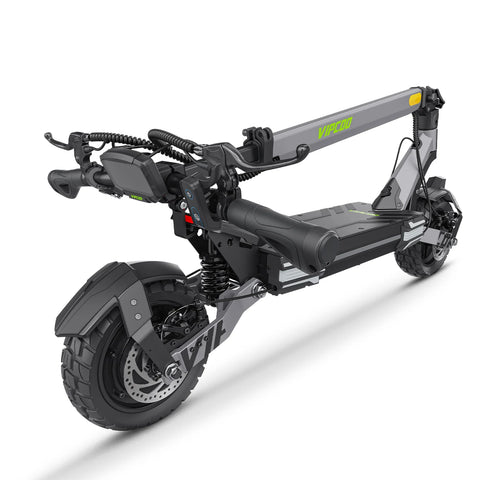 VIPCOO VC-VS6 Electric Scooter - 1000W Motor 48V18.2Ah Battery 10" Tires Mechanical Disc Brakes Foldable - GRY