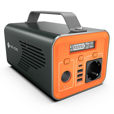 NOVOO Q200 Portable Power Bank - 230Wh Capacity & 200W AC Outlet - Perfect for Camping and Emergencies