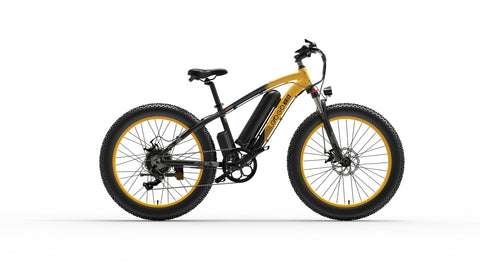 GOGOBEST GF600 Electric Moped Bicycle Yellow