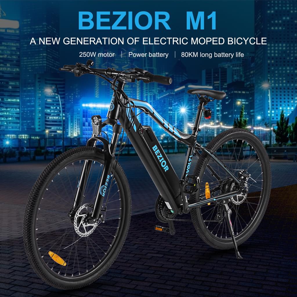 Electric Bike BEZIOR M1 BLACK