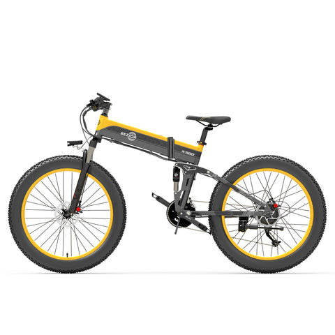 BEZIOR X500 Electric bicycle Black and Yellow