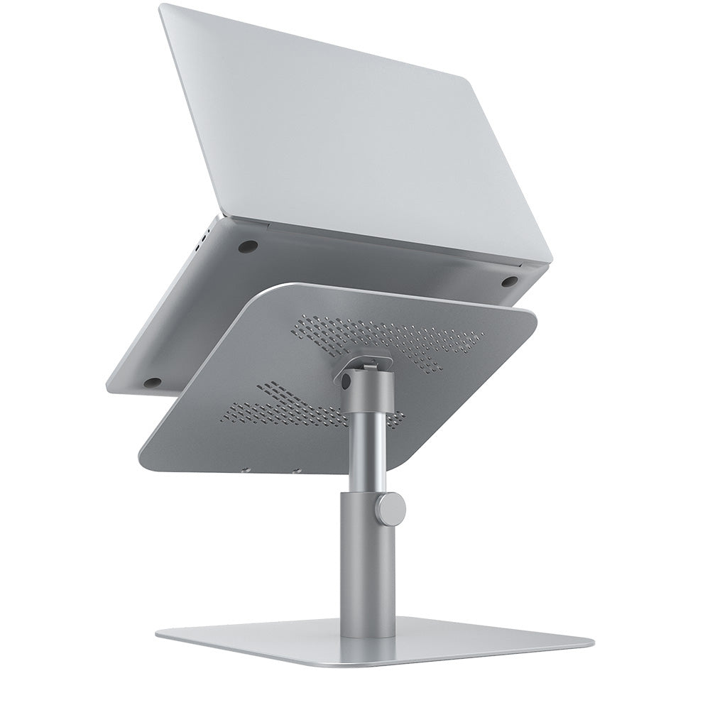 Novoo 360° Rotating Height Laptop Stand Silver