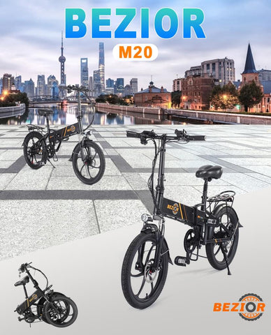 Electric Bike BEZIOR M20 Black