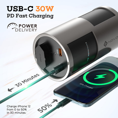Novoo 22500mAh Power bank Charging Portable