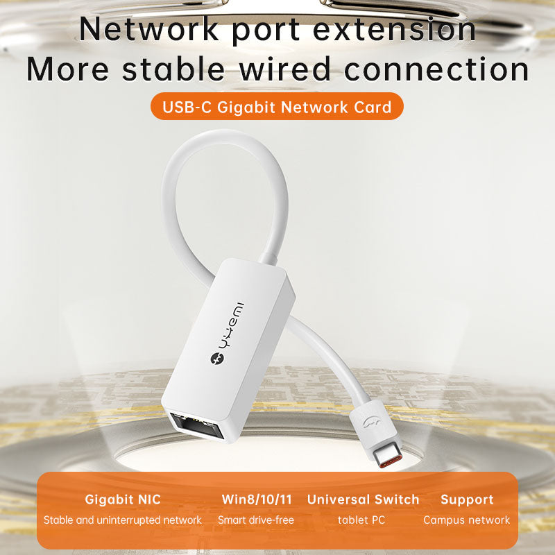 YHEMI MC802 USB-Gigabit Ethernet Adapter Extended Gigabit network port