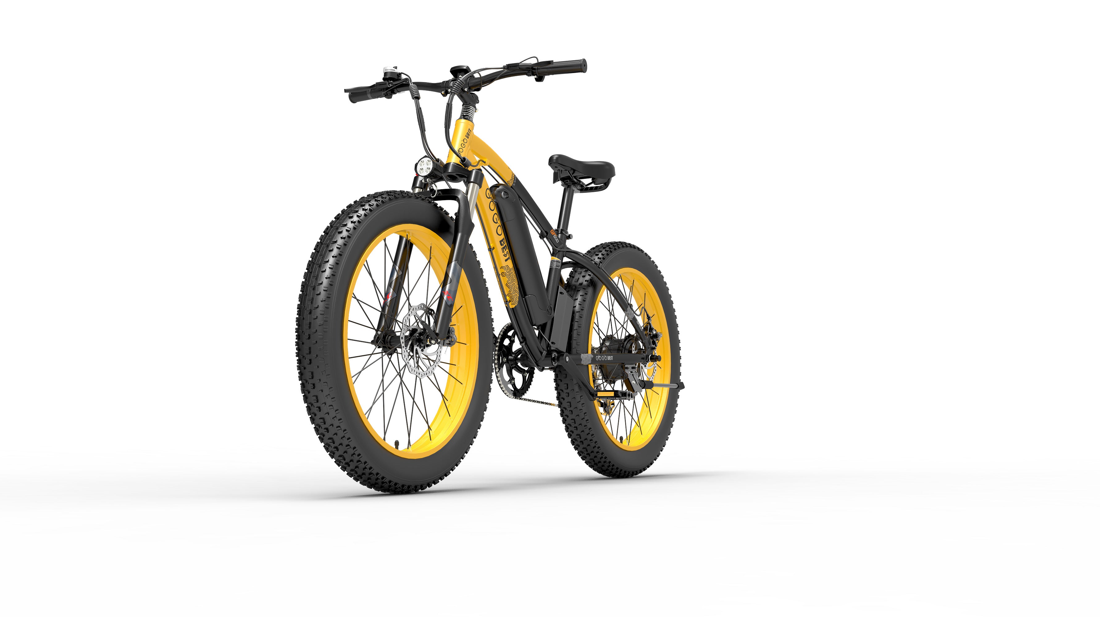 GOGOBEST GF600 Electric Moped Bicycle Yellow