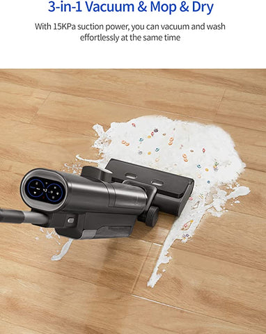 Proscenic WashVac F20 Cordless Wet Dry Vacuum Cleaner and Mop