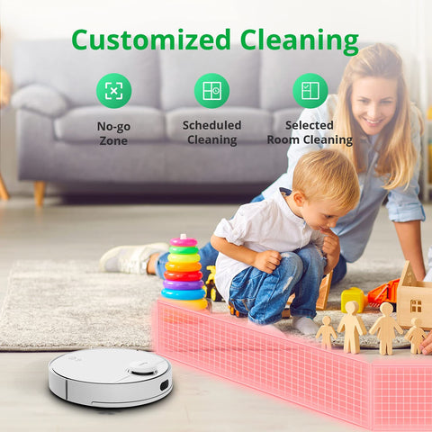 360 S9 Robot Vacuum and Mop, Ultrasonic & LiDAR Dual-Eye, Laser Mapping, 2650 Pa.