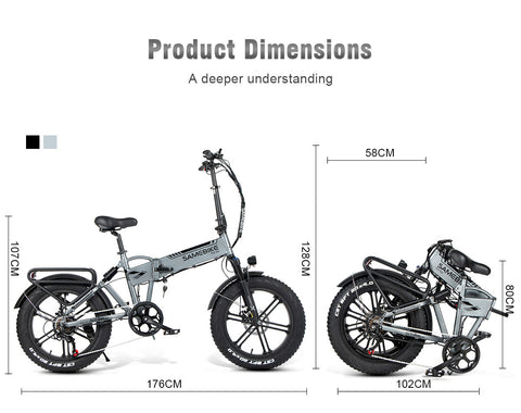 SAMEBIKE XWXL09 FAT TIRE EBIKE 750W
