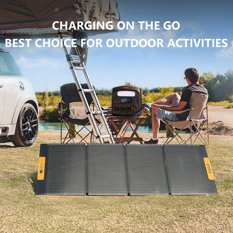 NEWSMY 210W Solar Panel High Conversion Portable Foldable Charging Panel