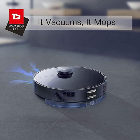 + 360 S7 Pro Robot Vacuum and Mop, LiDAR Mapping, 2650 Pa, No-Go Zones, Selective Room Cleaning