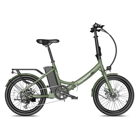 Electric Bike Fafrees F20 Light Folding 250W 14.5Ah Battery Max Speed 25km/H-Green